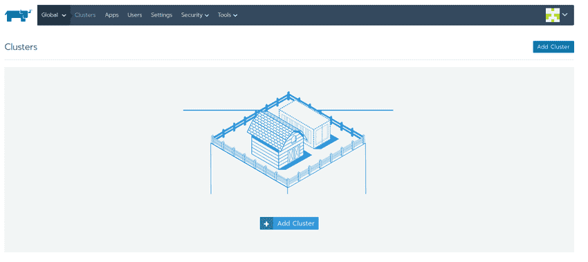 rancher clusters menu rancher clusters menu