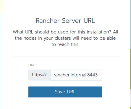 rancher server url rancher server url
