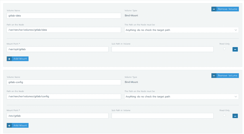 rancher volumes rancher volumes